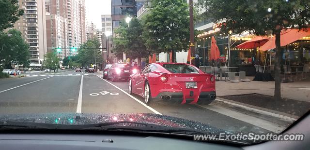 Ferrari F12 spotted in Ballston, Virginia