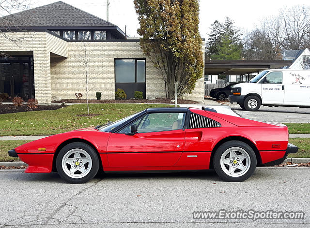 Ferrari 308 spotted in London, Ontario, Canada