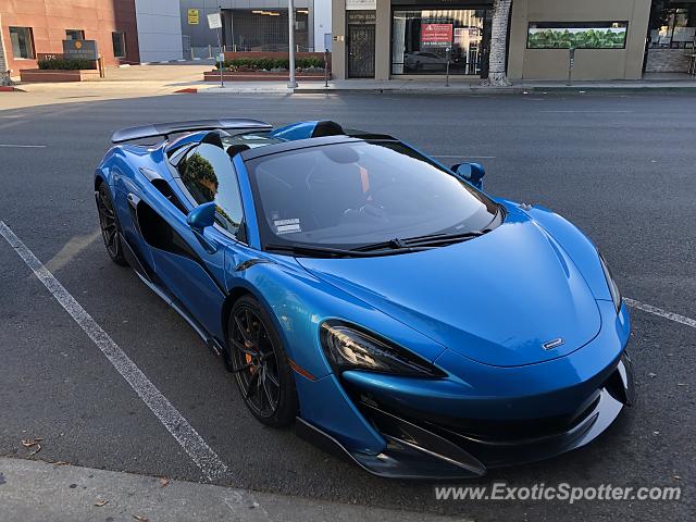 Mclaren 600LT spotted in Beverly Hills, California