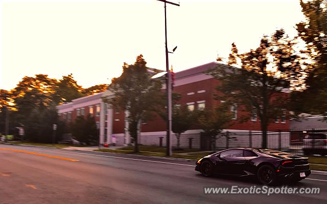 Lamborghini Huracan spotted in Scotch Plains, New Jersey