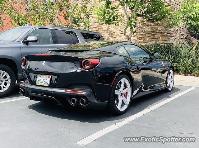 Ferrari Portofino spotted in Del Mar, California