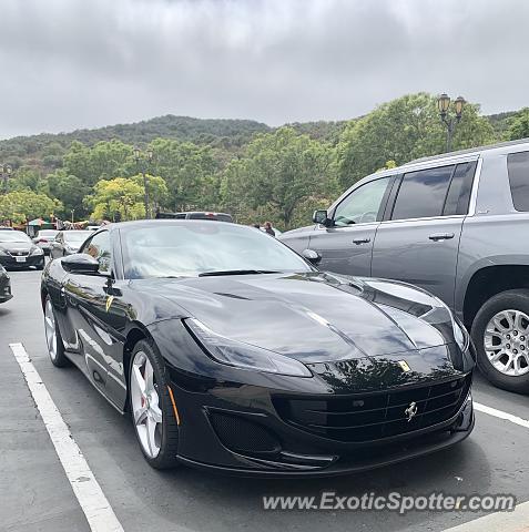 Ferrari Portofino spotted in Del Mar, California