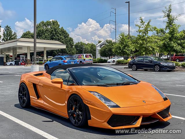 Lamborghini Gallardo spotted in Roswell, Georgia
