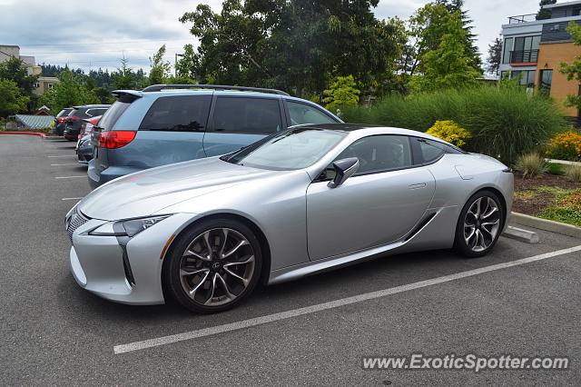 Lexus LC 500 spotted in Bellevue, Washington