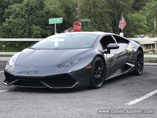 Lamborghini Huracan spotted in Fairmont, West Virginia