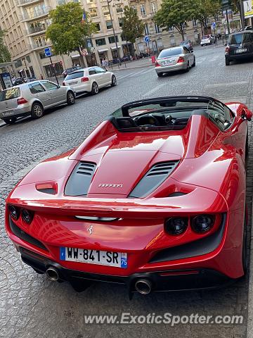 Ferrari F8 Tributo spotted in PARIS, France