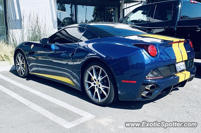 Ferrari California spotted in Solana Beach, California