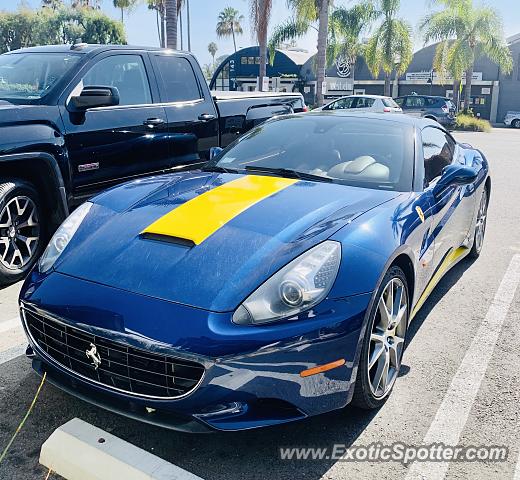 Ferrari California spotted in Solana Beach, California
