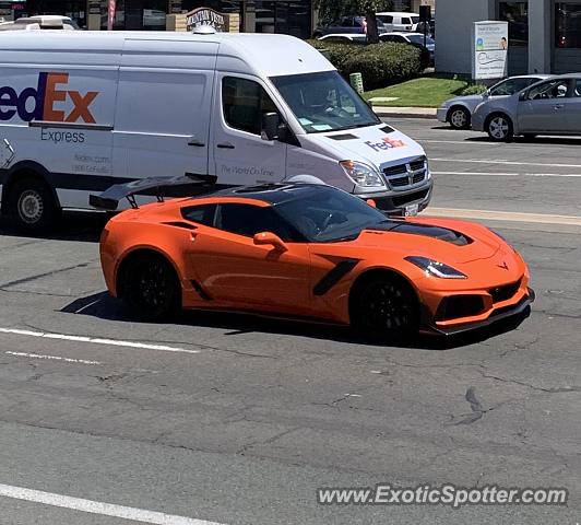 Chevrolet Corvette ZR1 spotted in Encinitas, California