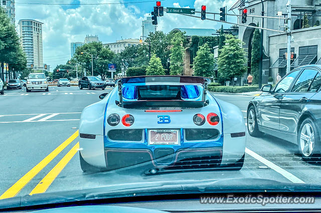 Bugatti Veyron spotted in Buckhead, Georgia