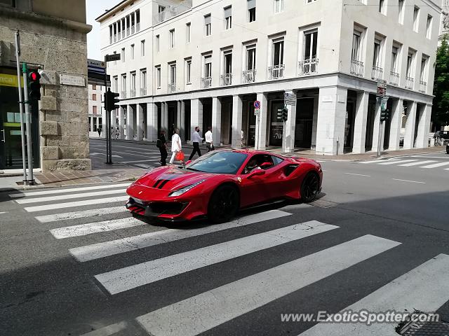 Ferrari 488 GTB spotted in Bergamo, Italy