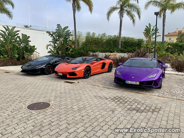 Lamborghini Aventador spotted in Vilamoura, Portugal