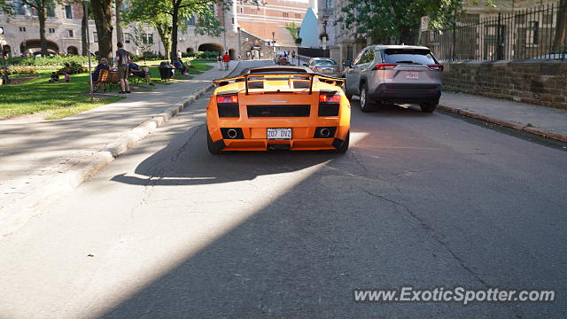 Lamborghini Gallardo spotted in Old Québec city, Canada