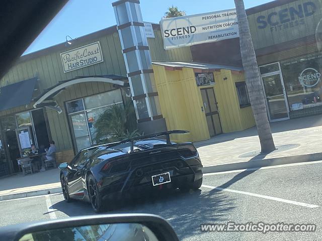 Lamborghini Huracan spotted in Solana Beach, California