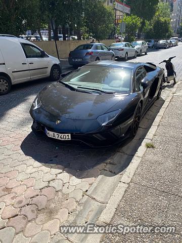 Lamborghini Aventador spotted in IZMIR, Turkey