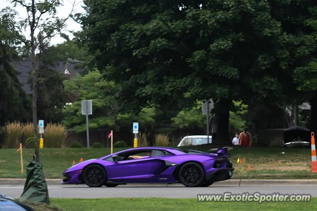 Lamborghini Aventador spotted in Bloomfield Hills, Michigan