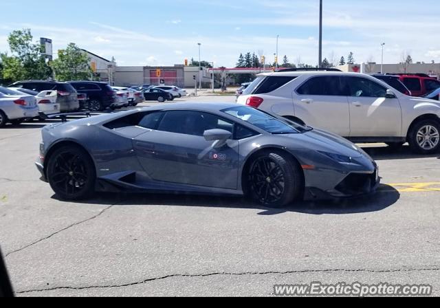 Lamborghini Huracan spotted in Birmingham, Michigan