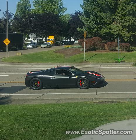 Ferrari 458 Italia spotted in Wilsonvile, Oregon