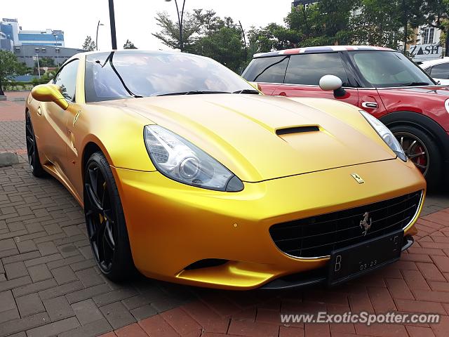 Ferrari California spotted in Serpong, Indonesia