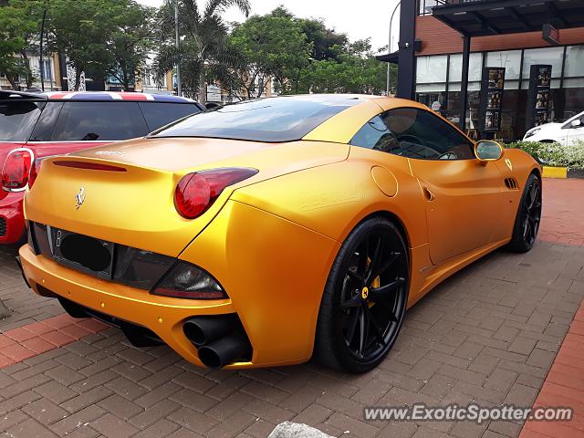 Ferrari California spotted in Serpong, Indonesia