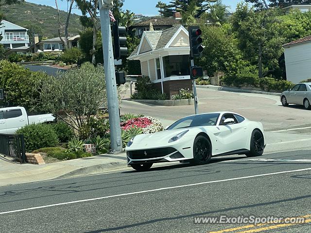 Ferrari F12 spotted in Laguna Beach, California