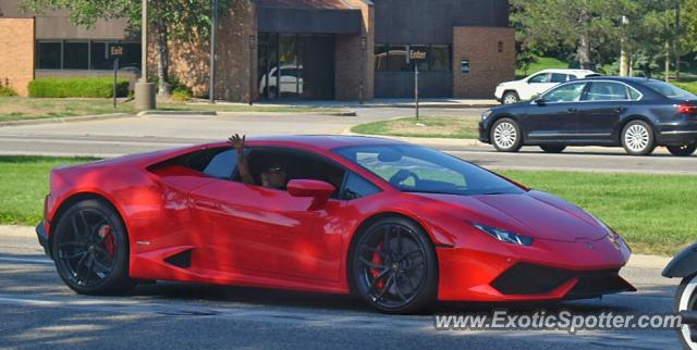 Lamborghini Huracan spotted in Birmingham, Michigan