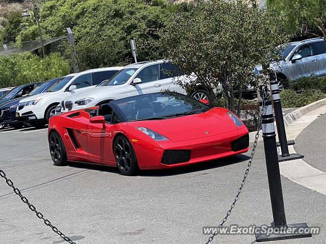 Lamborghini Gallardo spotted in Laguna Beach, California