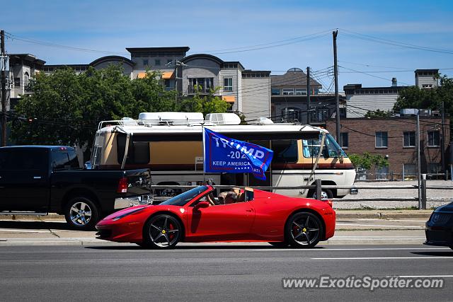Ferrari 458 Italia spotted in Birmingham, Michigan