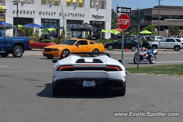 Lamborghini Huracan spotted in Birmingham, Michigan