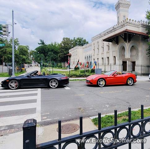 Ferrari California spotted in Washington DC, United States