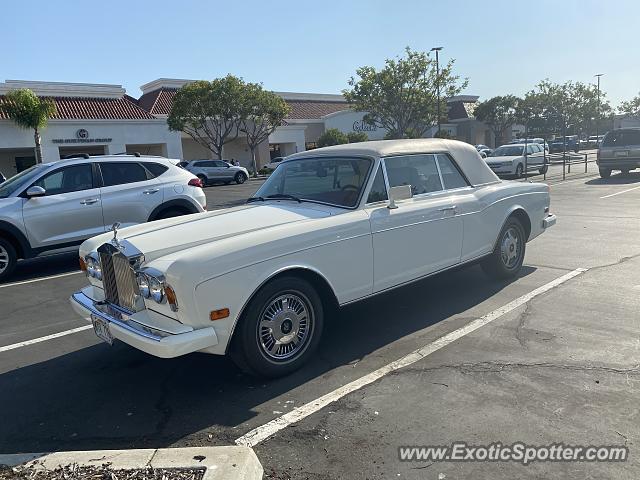 Rolls-Royce Corniche spotted in Del Mar, California