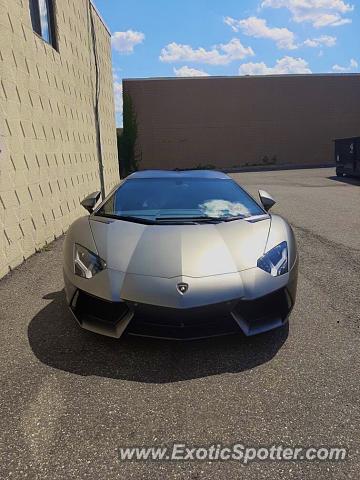 Lamborghini Aventador spotted in Garwood, New Jersey
