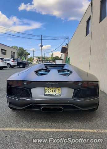 Lamborghini Aventador spotted in Garwood, New Jersey