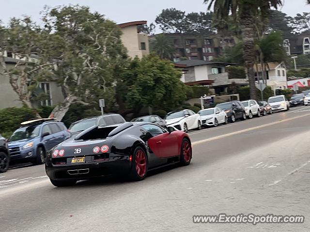 Bugatti Veyron spotted in Del Mar, California