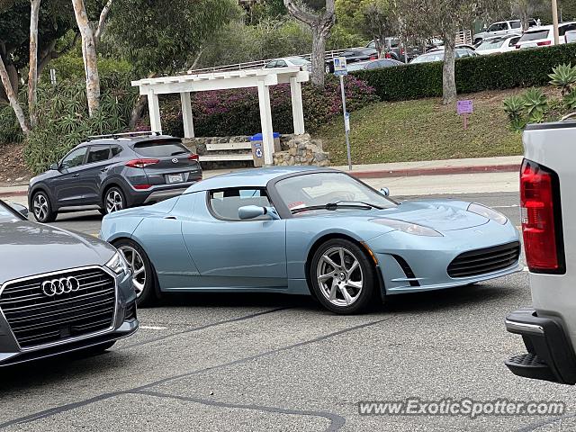 Tesla Roadster spotted in Laguna Beach, California
