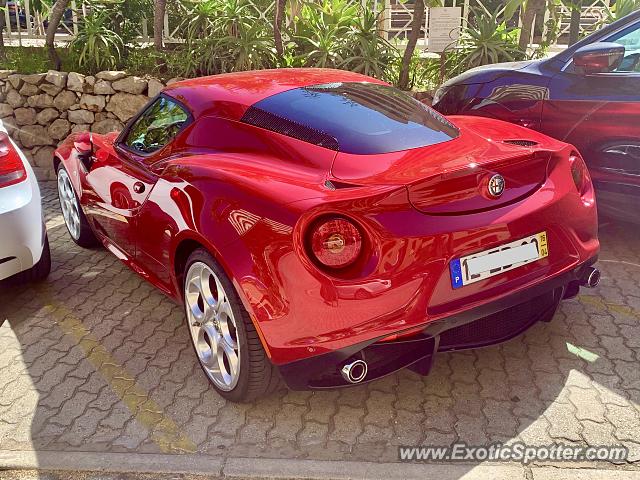 Alfa Romeo 4C spotted in Vilamoura, Portugal