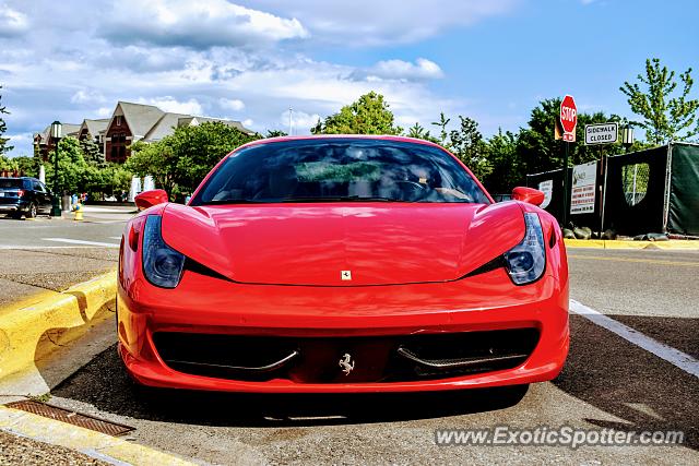 Ferrari 458 Italia spotted in Birmingham, Michigan
