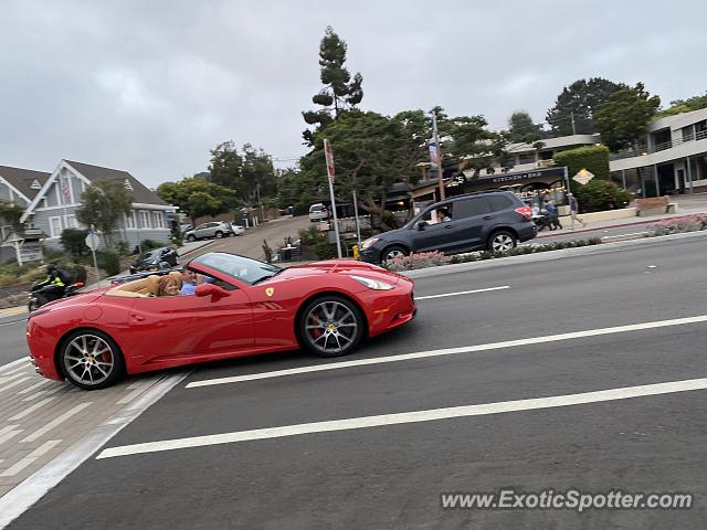 Ferrari California spotted in Del Mar, California