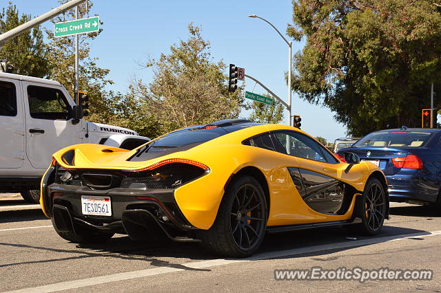 Mclaren P1 spotted in Malibu, California