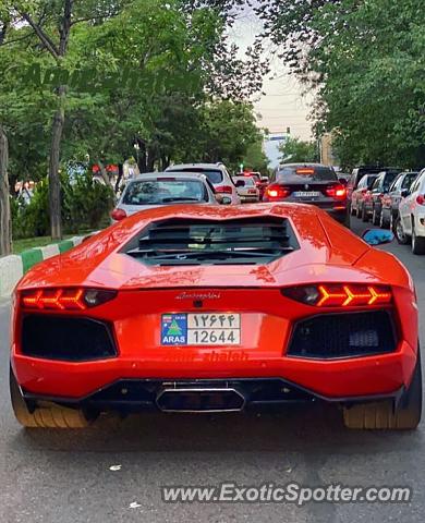 Lamborghini Aventador spotted in Tabriz, Iran
