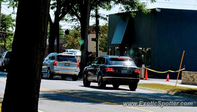 Bentley Bentayga spotted in Bloomfield Hills, Michigan