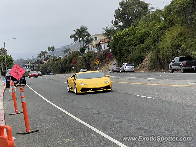 Lamborghini Huracan spotted in Laguna Beach, California
