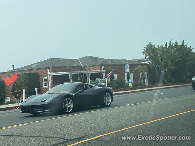 Ferrari 458 Italia spotted in Laguna Beach, California