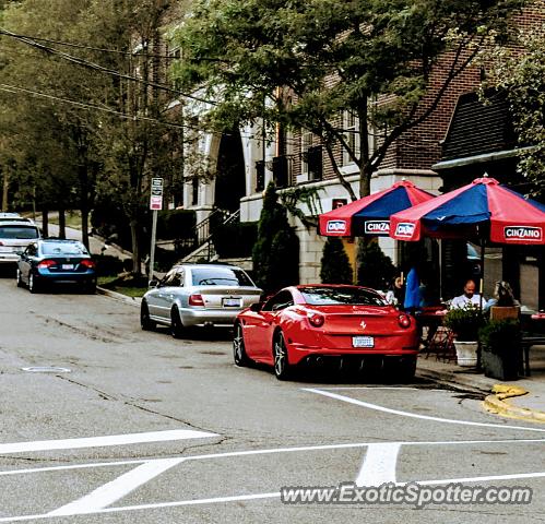 Ferrari California spotted in Bloomfield Hills, Michigan