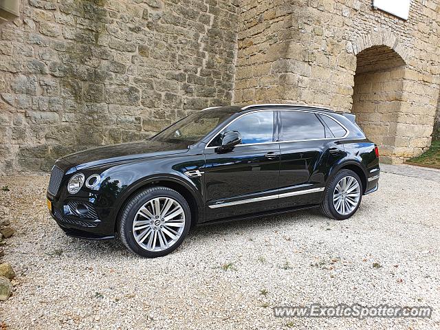 Bentley Bentayga spotted in Sierk Les Bains, France