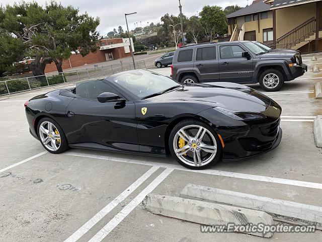 Ferrari Portofino spotted in Solana Beach, California