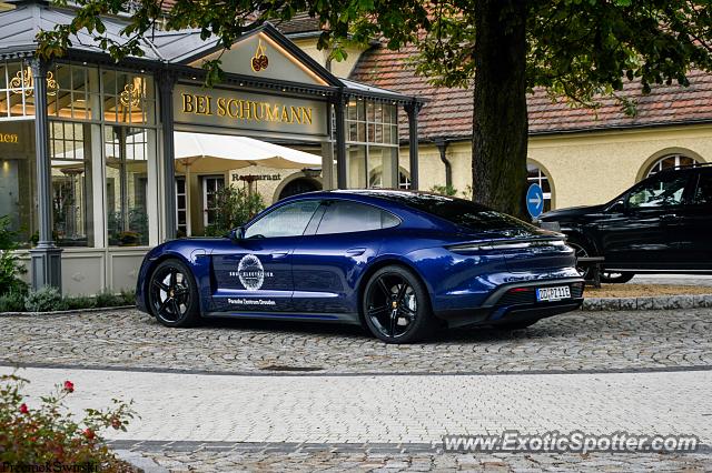 Porsche Taycan (Turbo S only) spotted in Bautzen, Germany