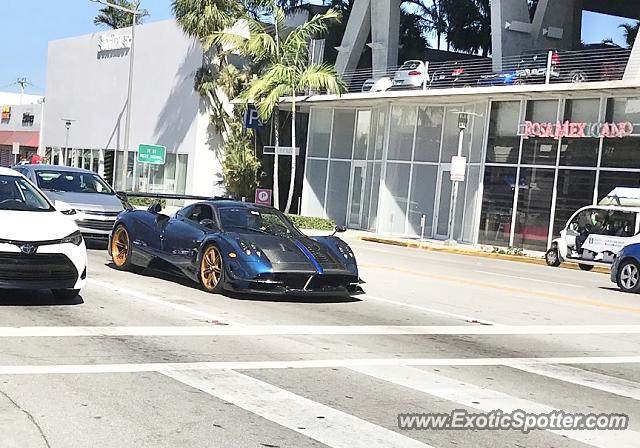 Pagani Huayra spotted in Miami, Florida