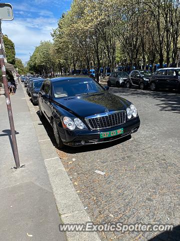 Mercedes Maybach spotted in PARIS, France