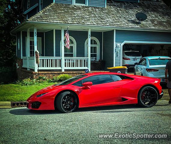 Lamborghini Huracan spotted in Bloomington, Indiana